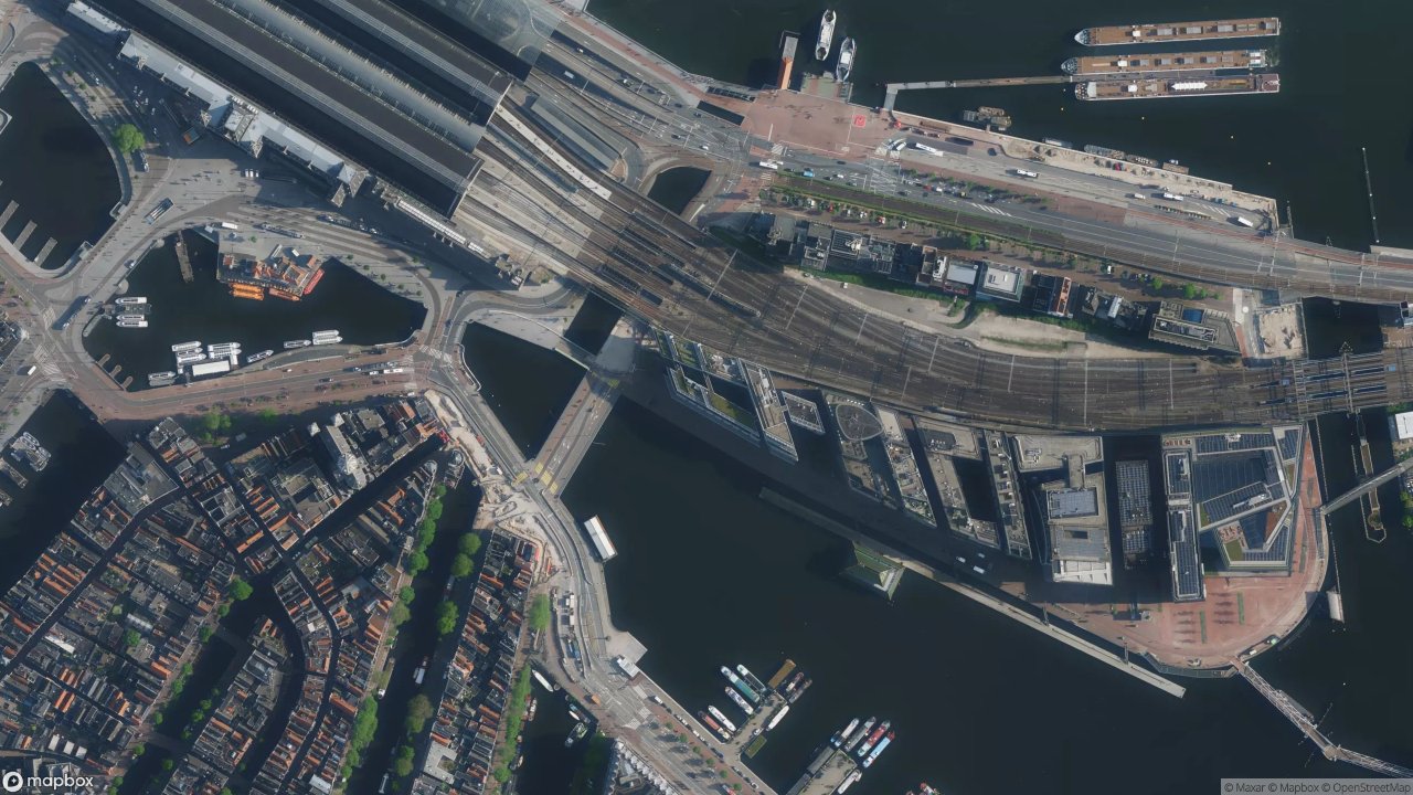 Satellietfoto 1011AD Amsterdam