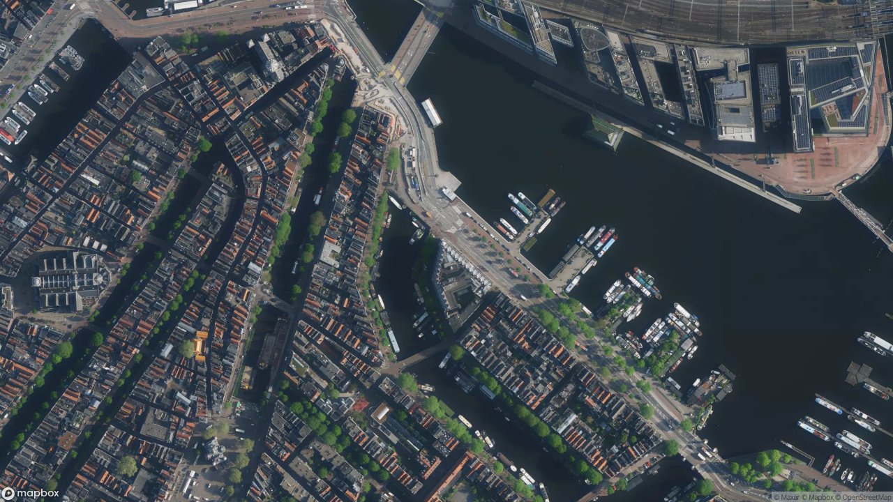 Satellietfoto 1011AK Amsterdam