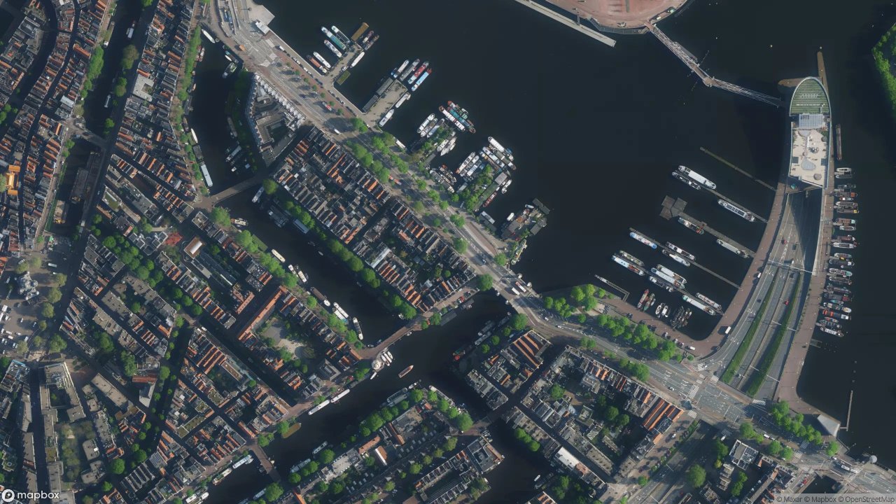 Satellietfoto 1011AV Amsterdam