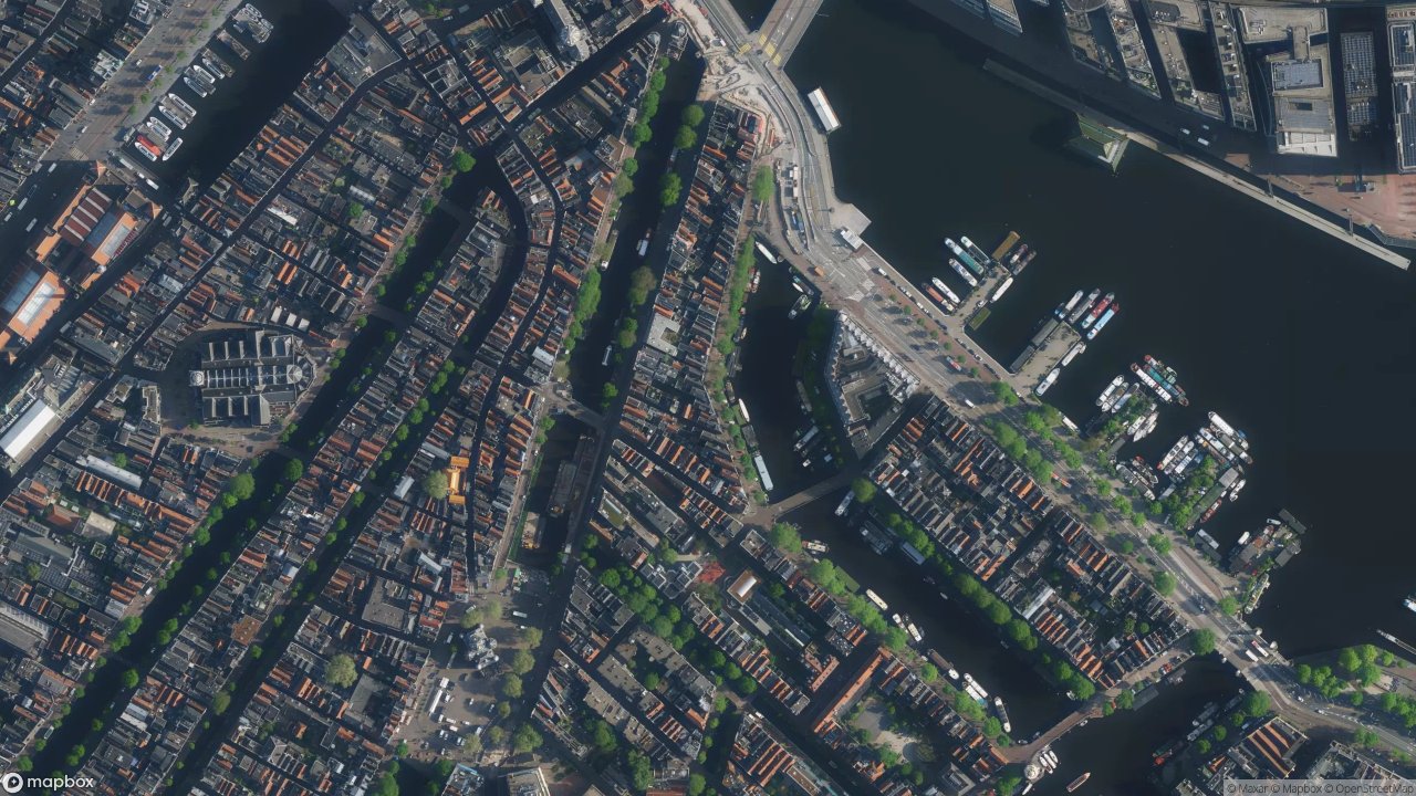 Satellietfoto 1011BV Amsterdam