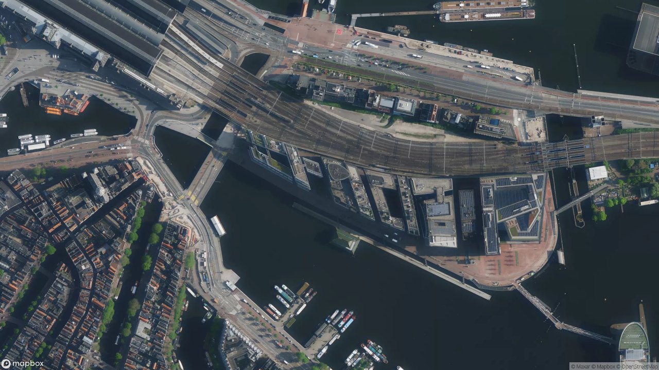 Satellietfoto 1011DJ Amsterdam