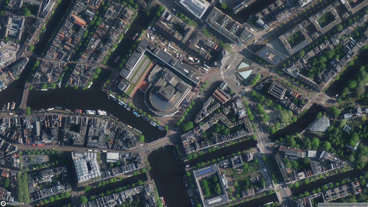 Satellietfoto 1011MS Amsterdam