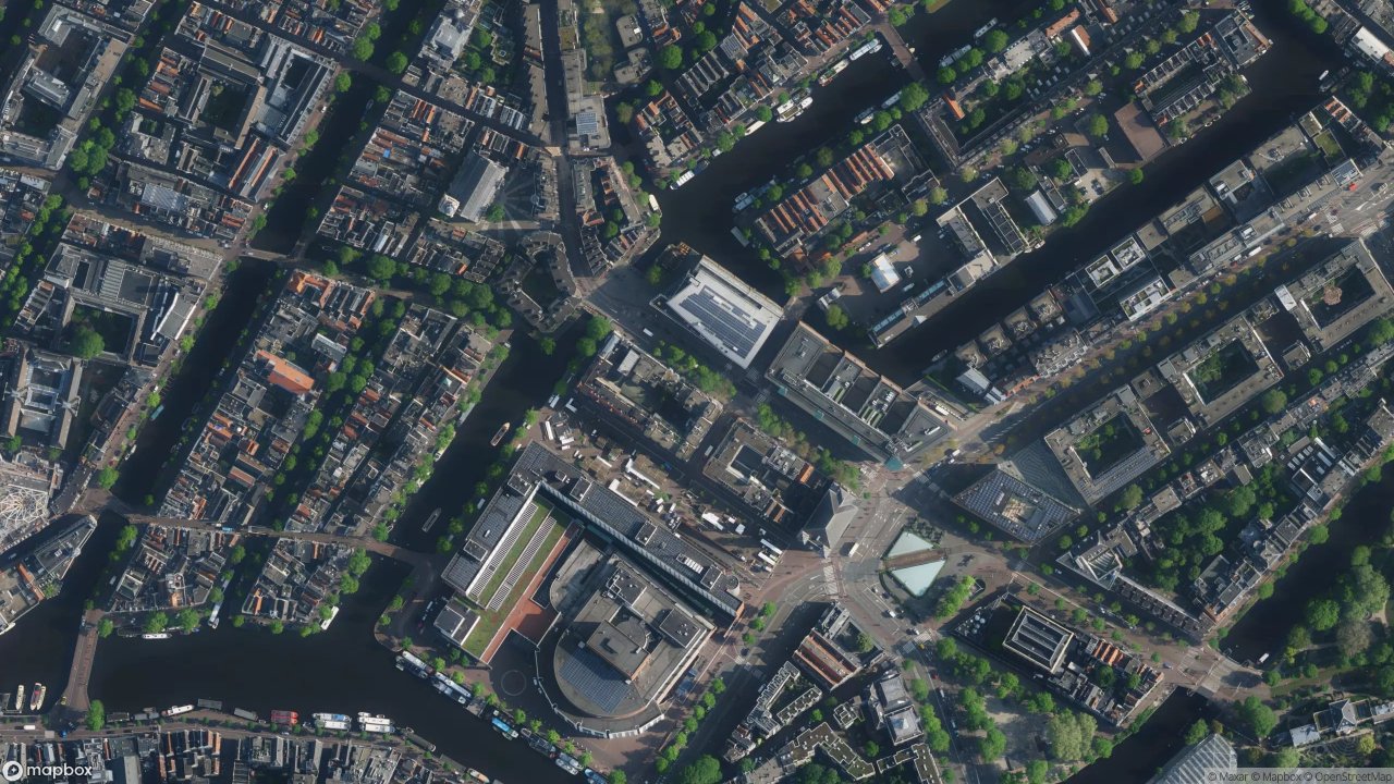Satellietfoto 1011NM Amsterdam
