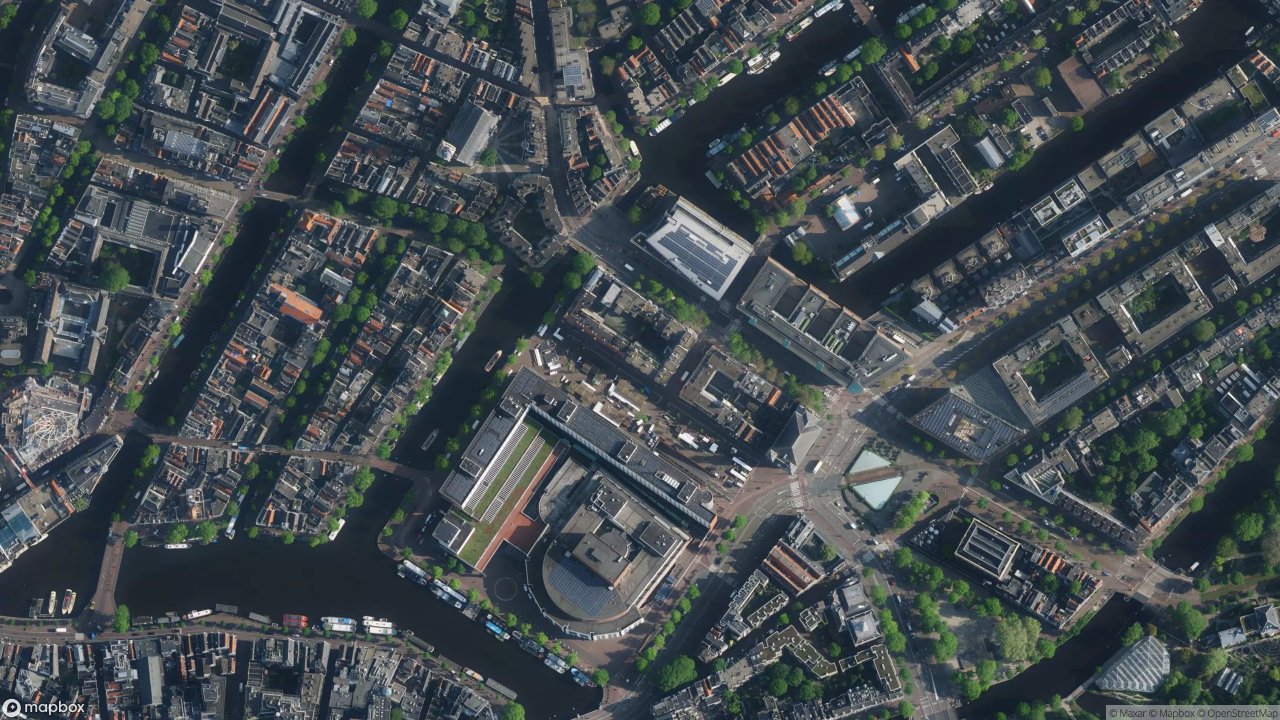 Satellietfoto 1011PA Amsterdam