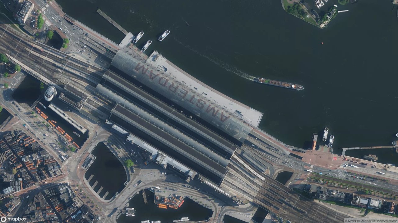 Satellietfoto 1012AA Amsterdam
