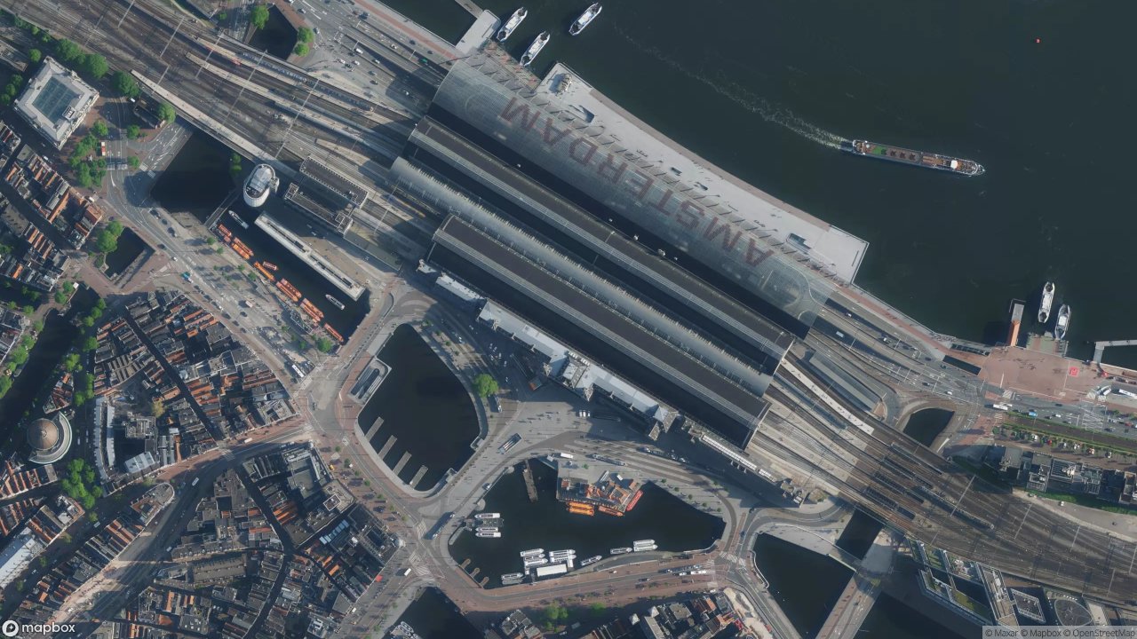 Satellietfoto 1012AB Amsterdam
