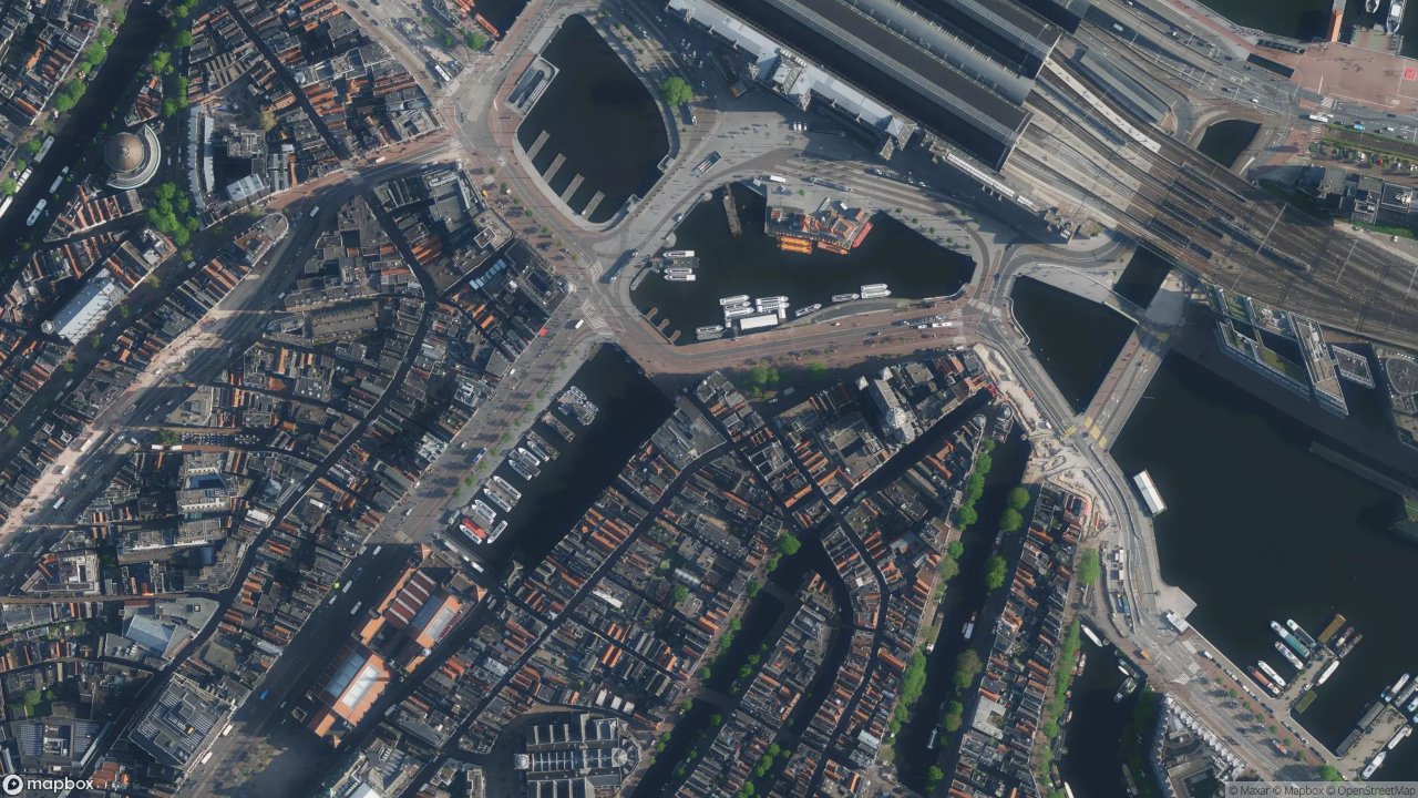 Satellietfoto 1012AC Amsterdam