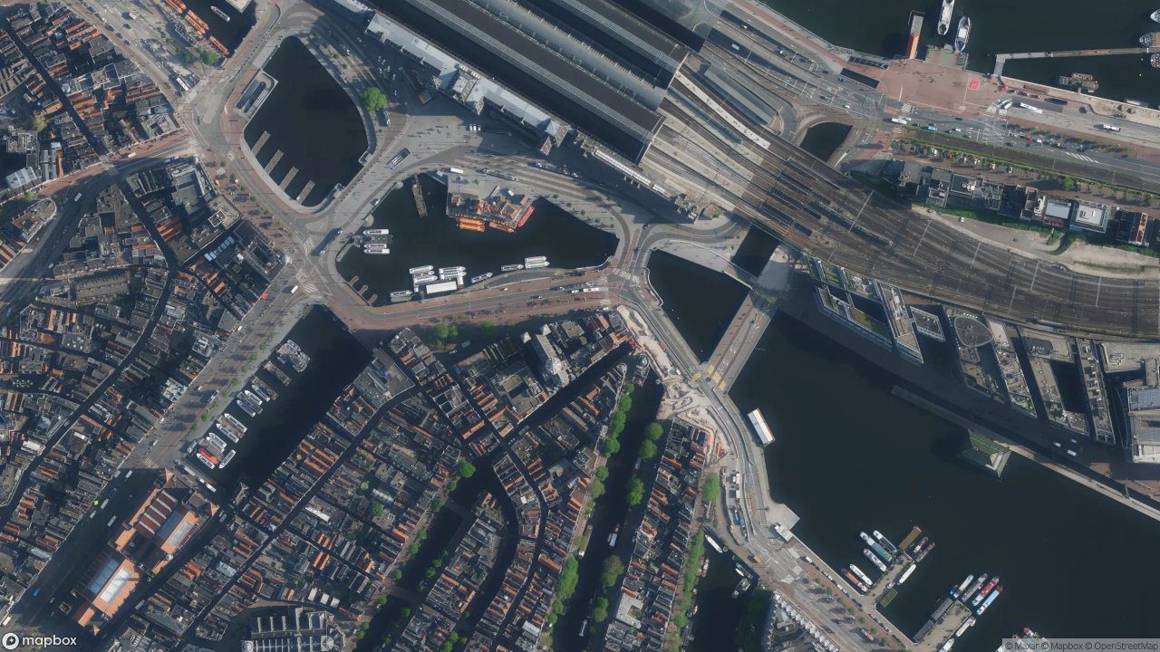 Satellietfoto 1012AE Amsterdam