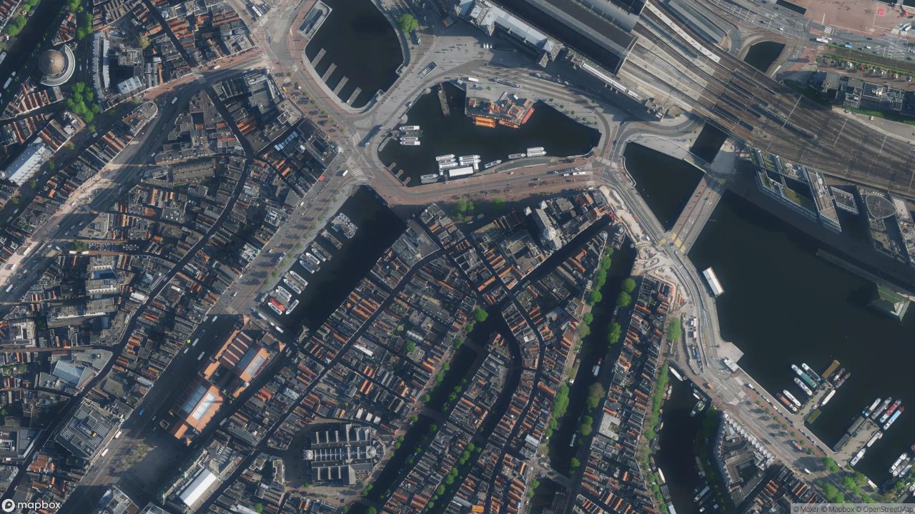 Satellietfoto 1012AG Amsterdam