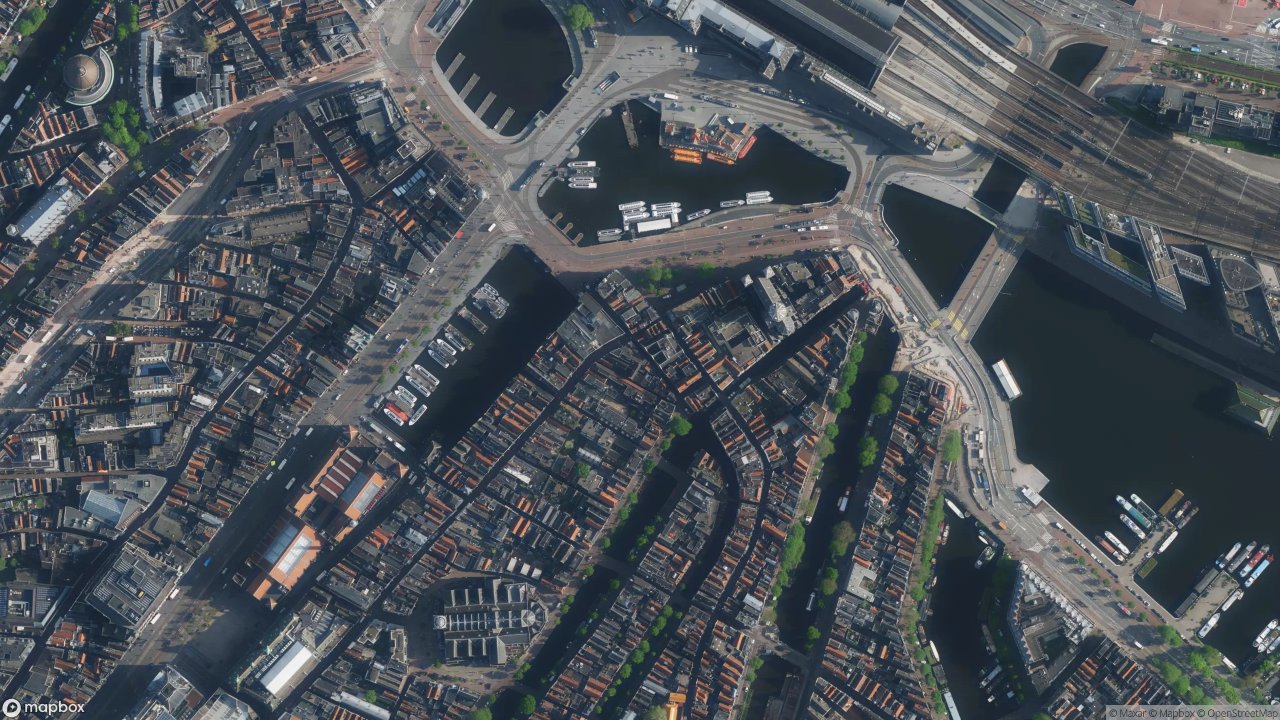 Satellietfoto 1012AH Amsterdam