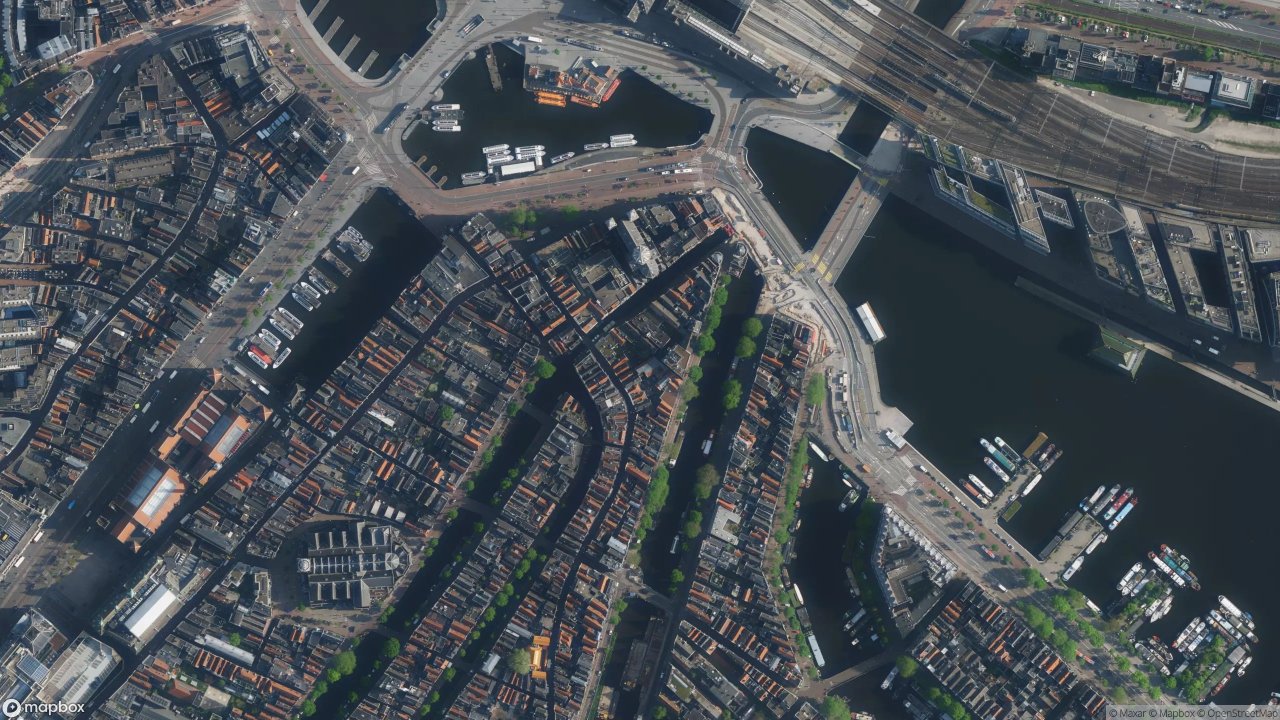 Satellietfoto 1012AM Amsterdam