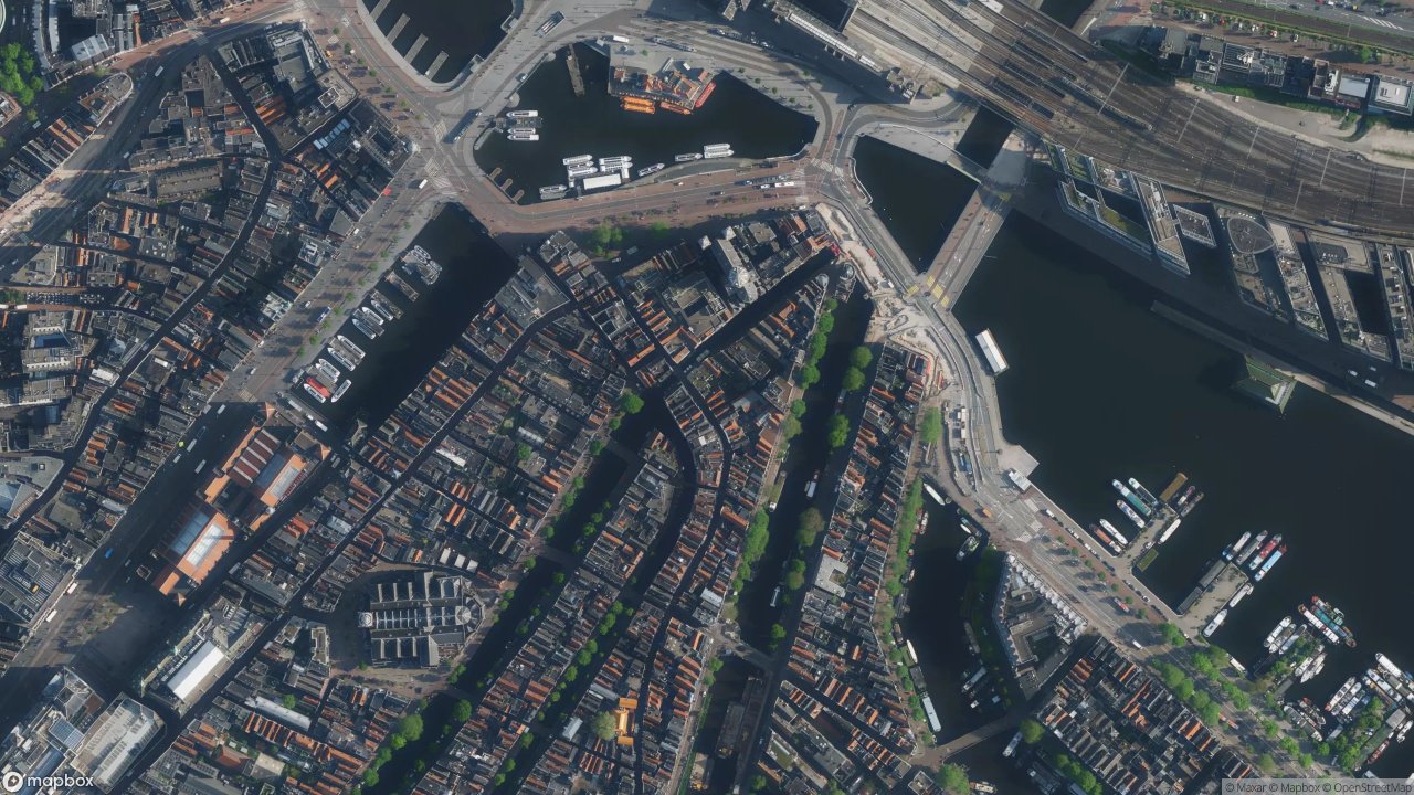 Satellietfoto 1012AP Amsterdam