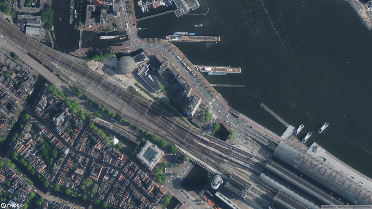 Satellietfoto 1013AA Amsterdam