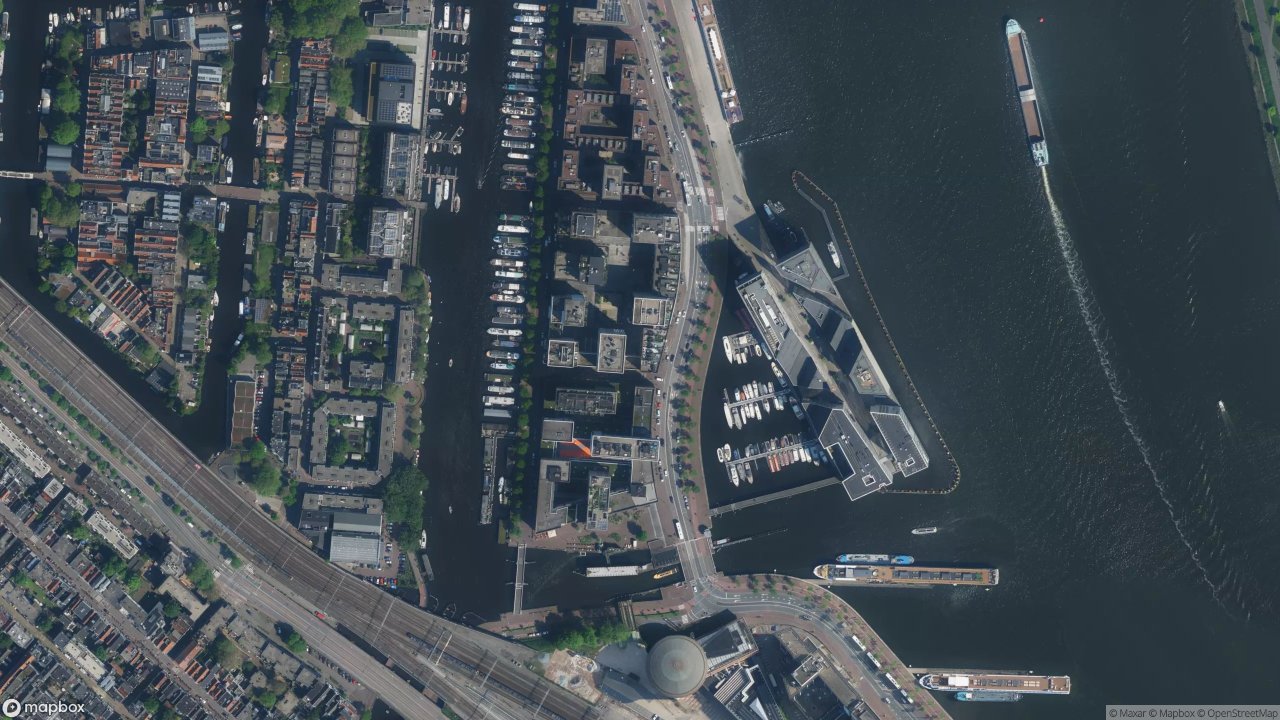Satellietfoto 1013AD Amsterdam