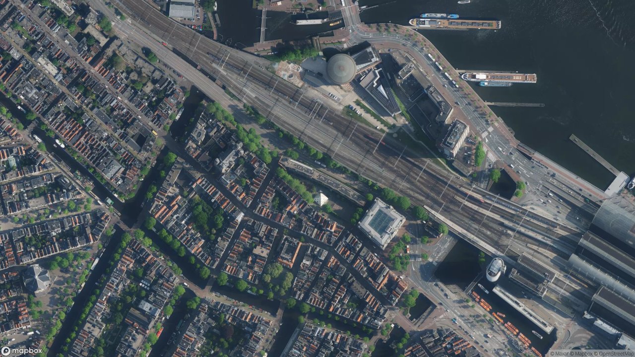 Satellietfoto 1013AG Amsterdam