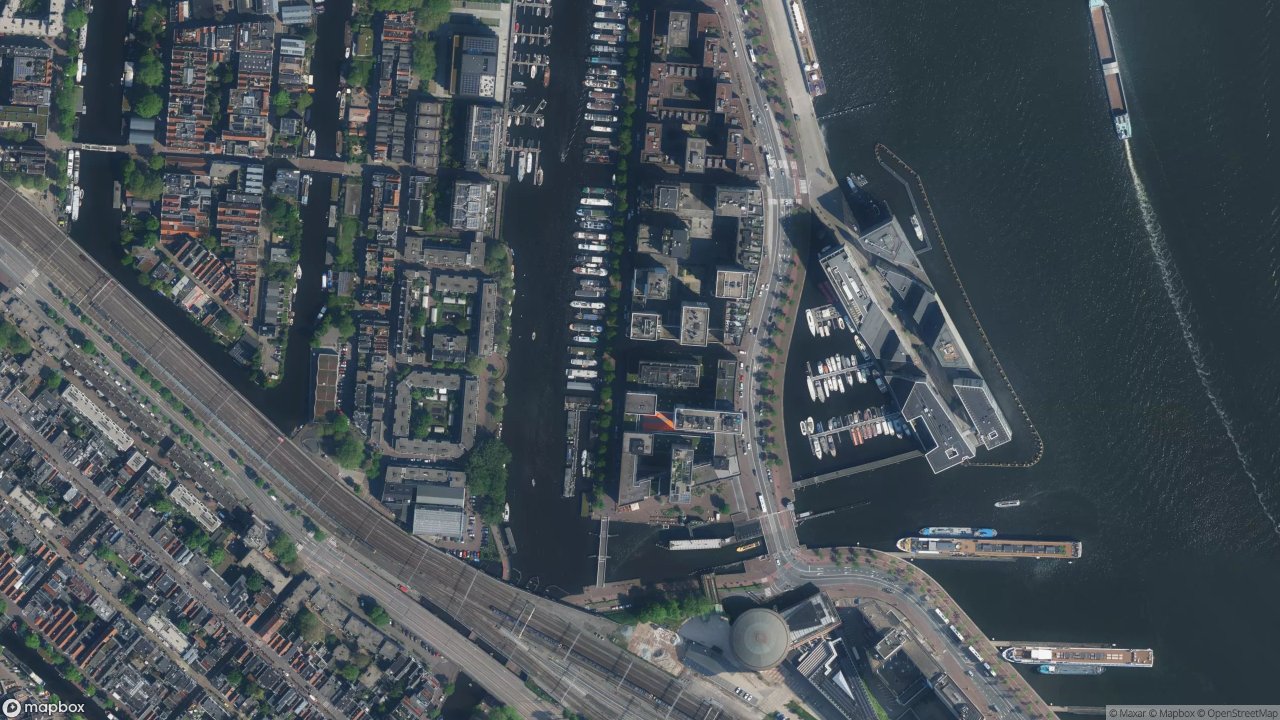 Satellietfoto 1013BH Amsterdam