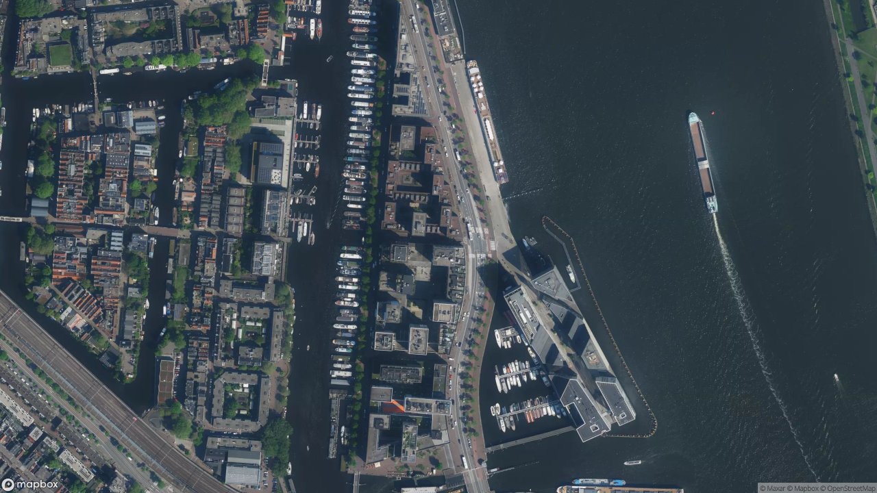 Satellietfoto 1013BP Amsterdam