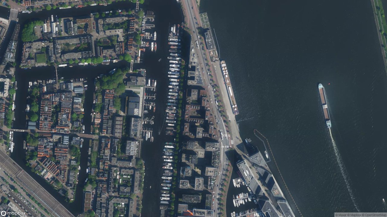 Satellietfoto 1013BV Amsterdam