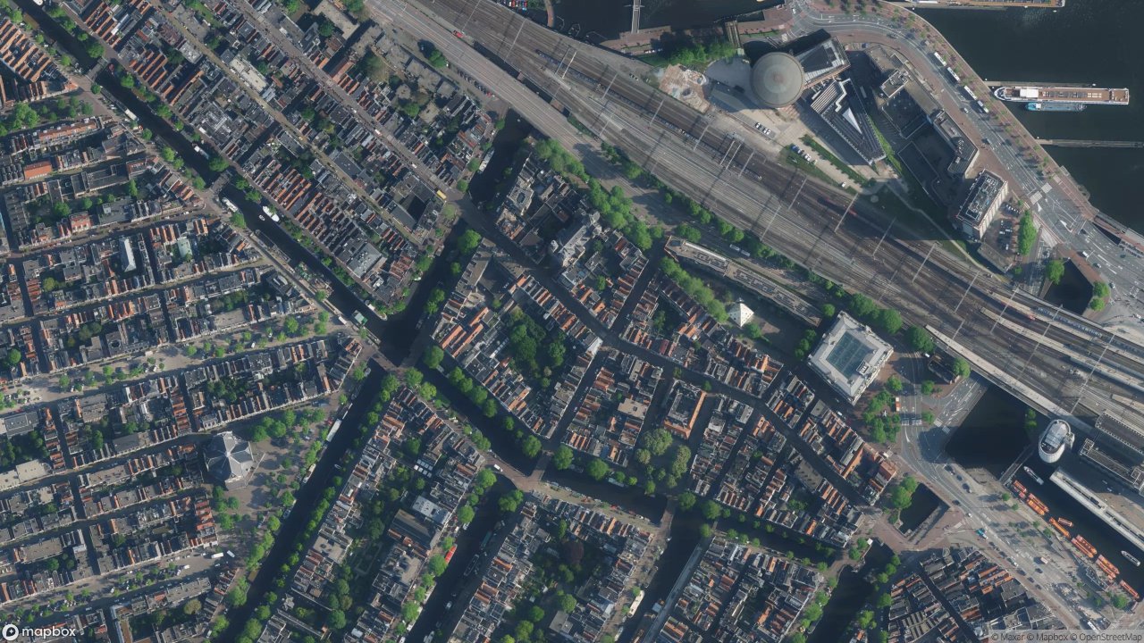 Satellietfoto 1013EM Amsterdam