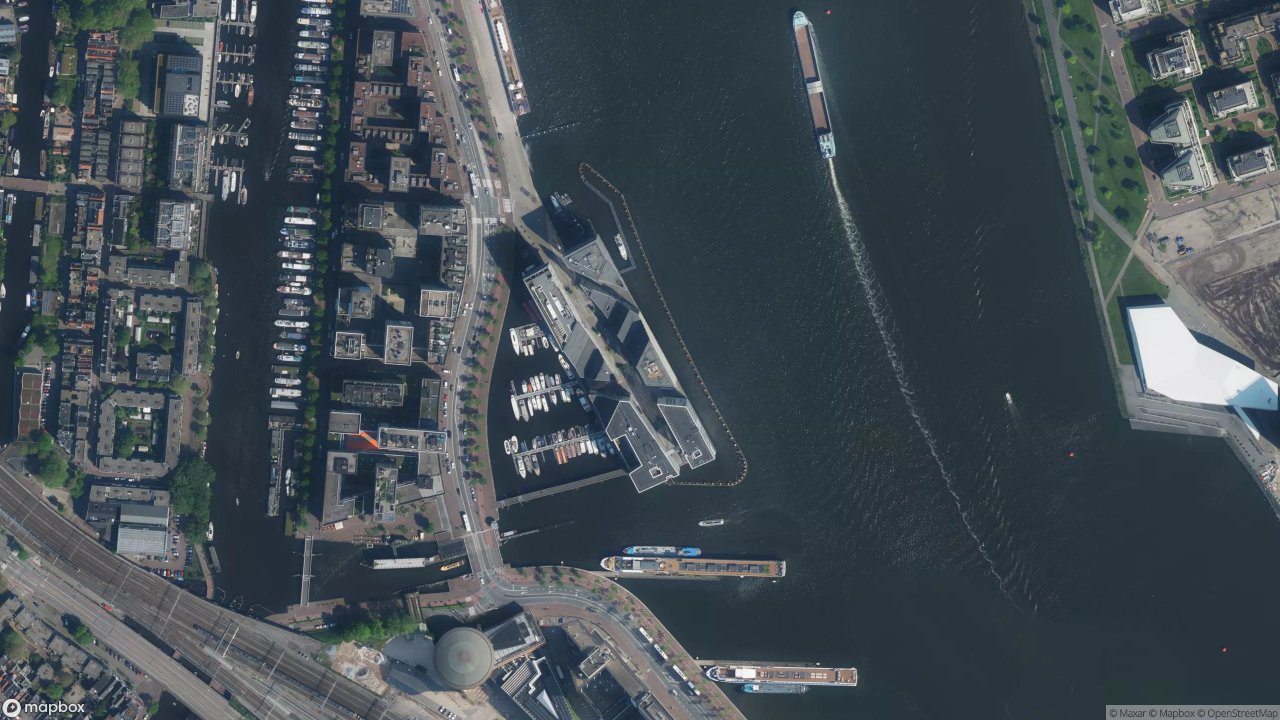 Satellietfoto 1013MM Amsterdam