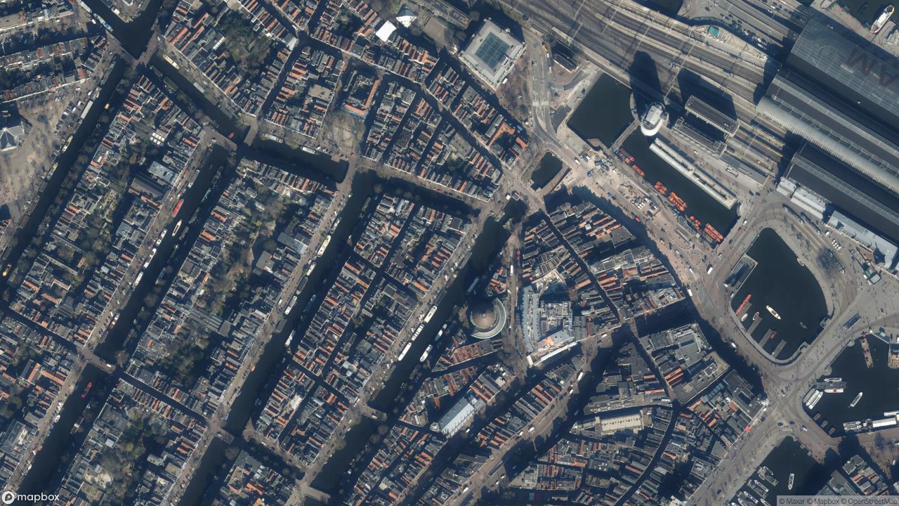 Satellietfoto 1015AA Amsterdam