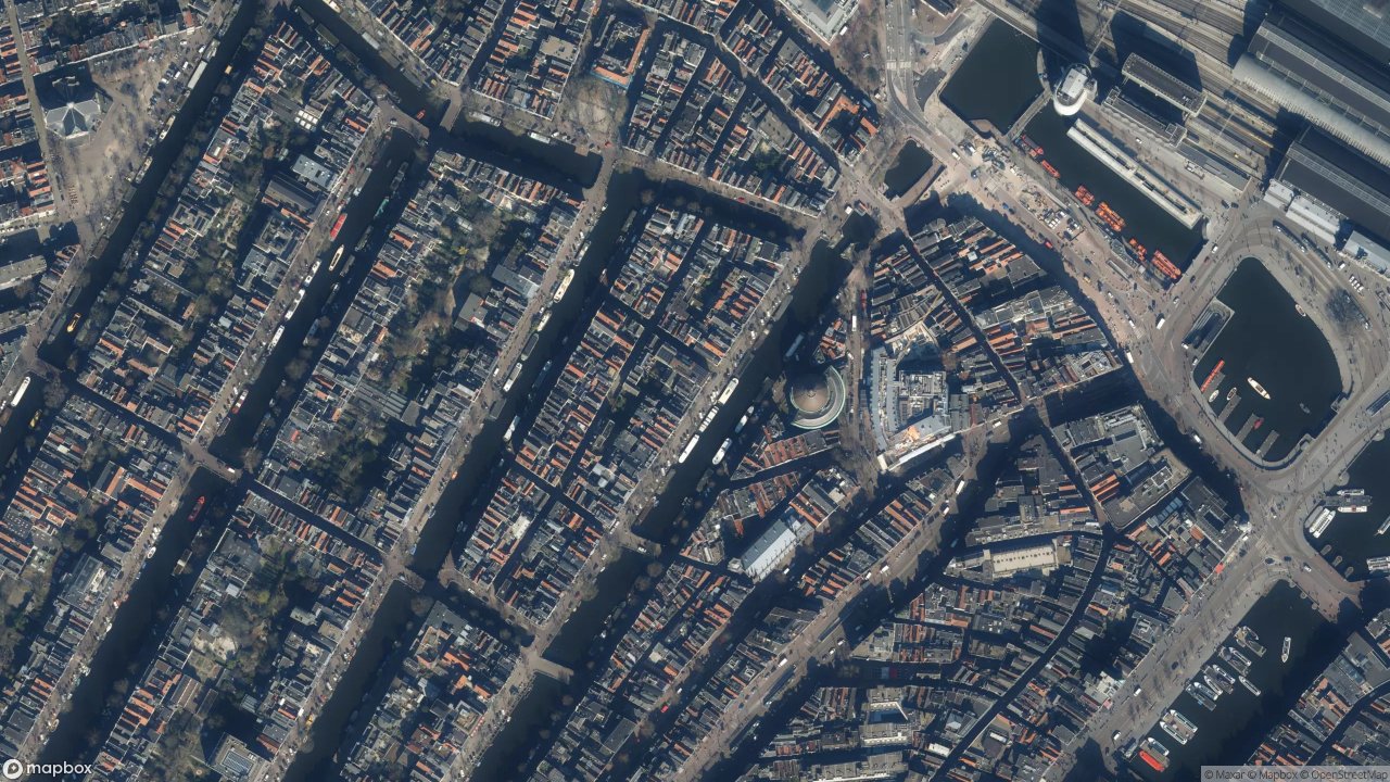 Satellietfoto 1015AB Amsterdam