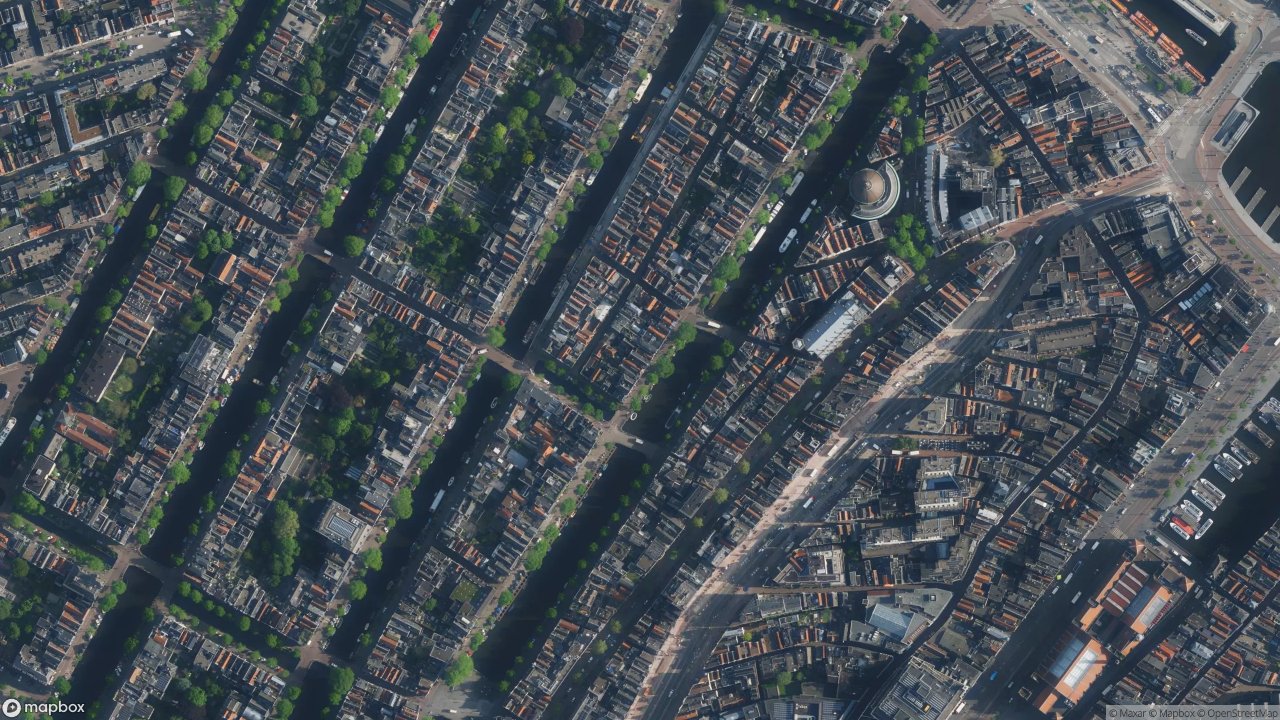 Satellietfoto 1015AD Amsterdam