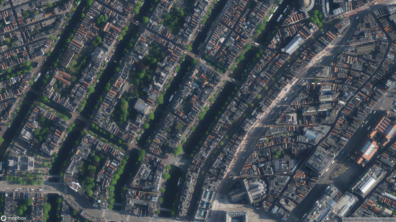 Satellietfoto 1015AG Amsterdam