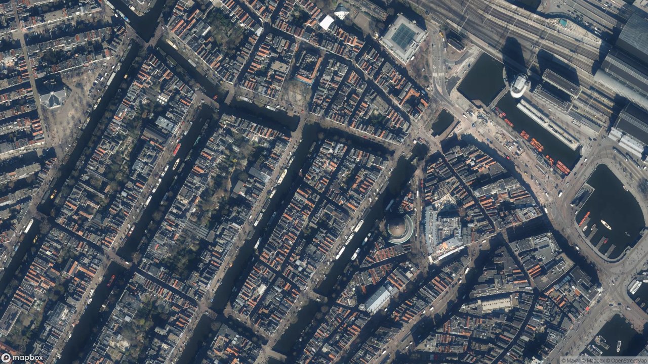 Satellietfoto 1015AL Amsterdam