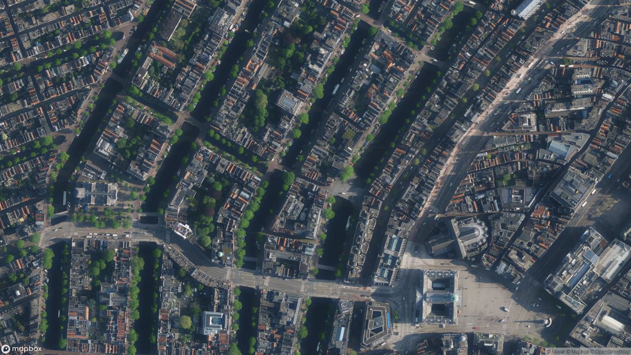 Satellietfoto 1015AW Amsterdam