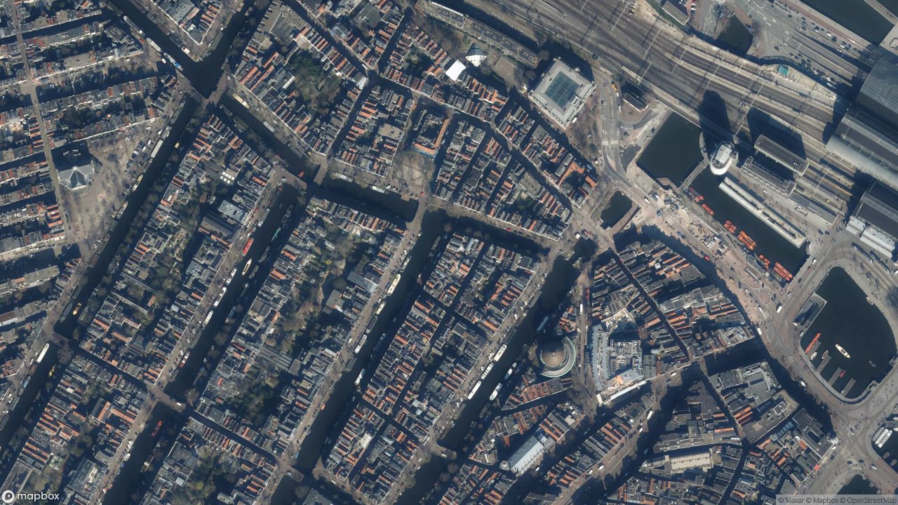 Satellietfoto 1015BA Amsterdam