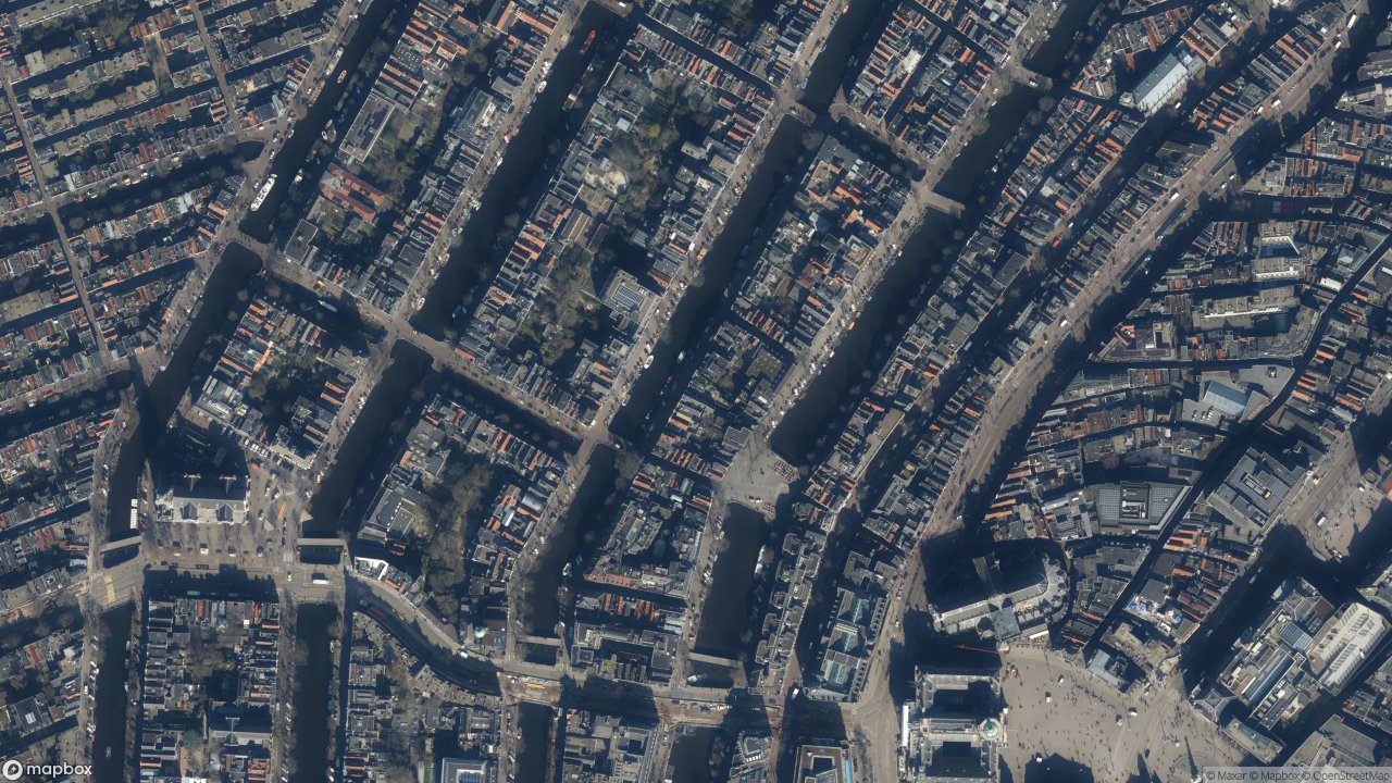 Satellietfoto 1015BH Amsterdam