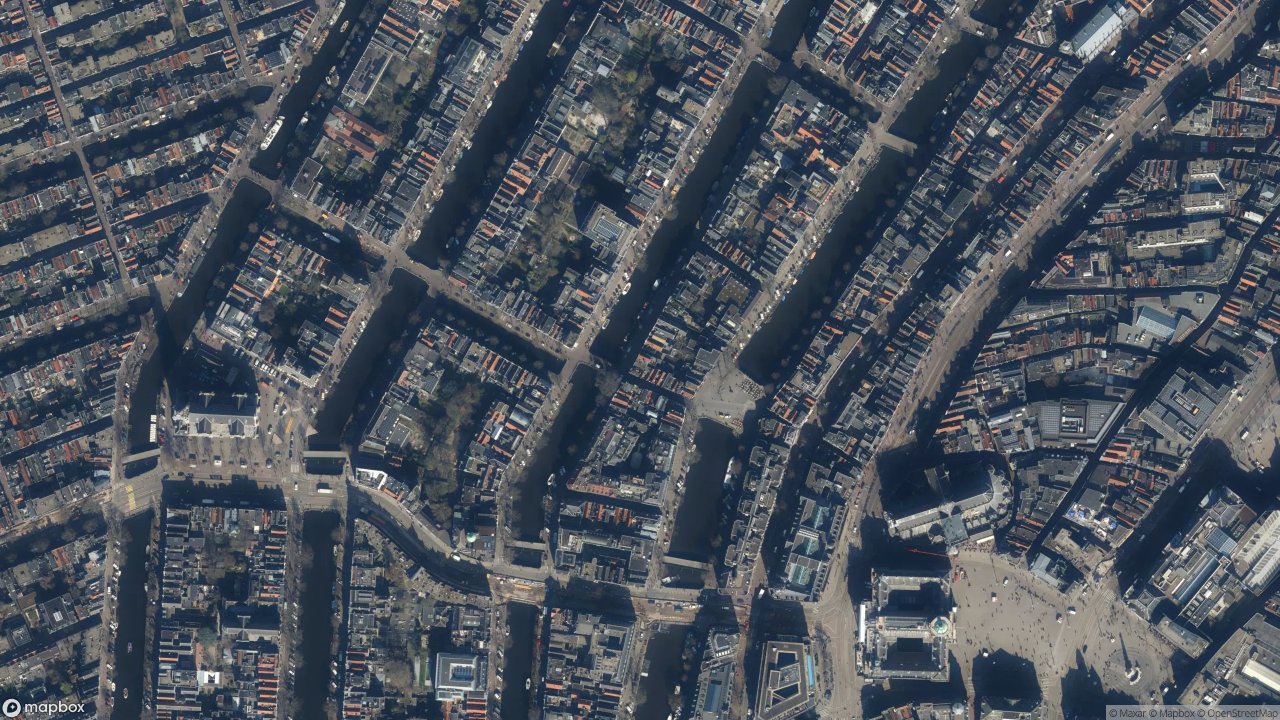 Satellietfoto 1015BJ Amsterdam