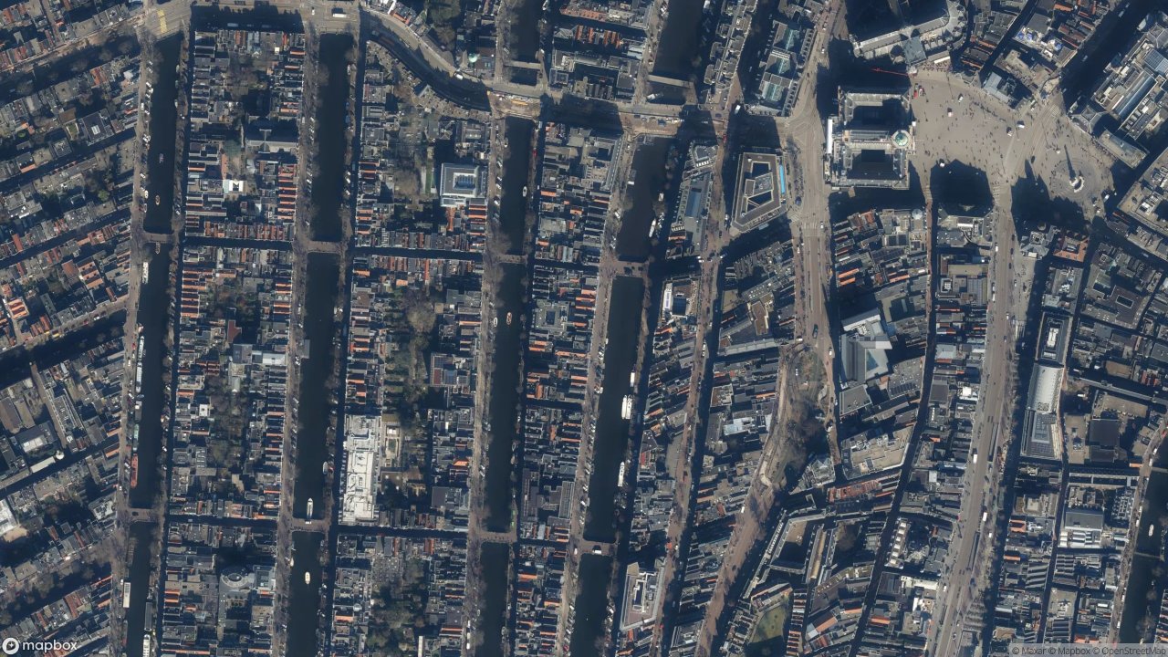 Satellietfoto 1016AD Amsterdam