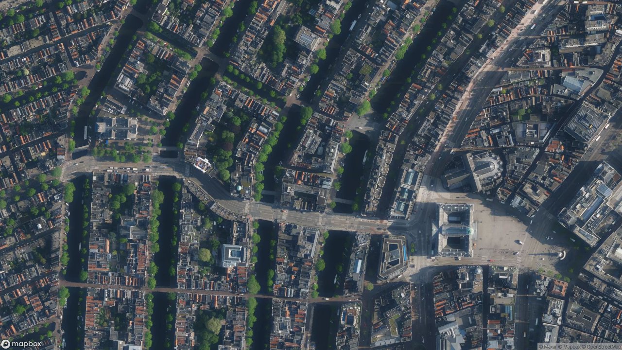 Satellietfoto 1016AL Amsterdam