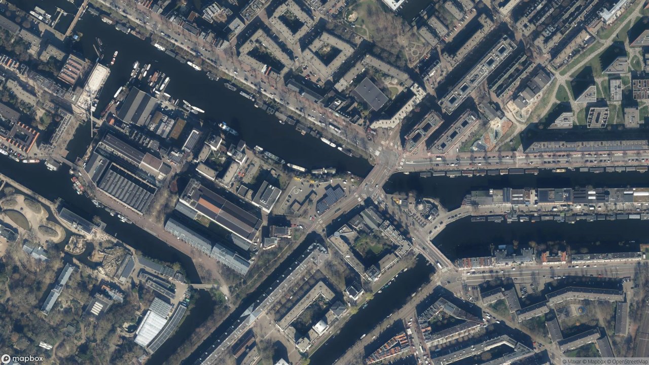 Satellietfoto 1018AE Amsterdam