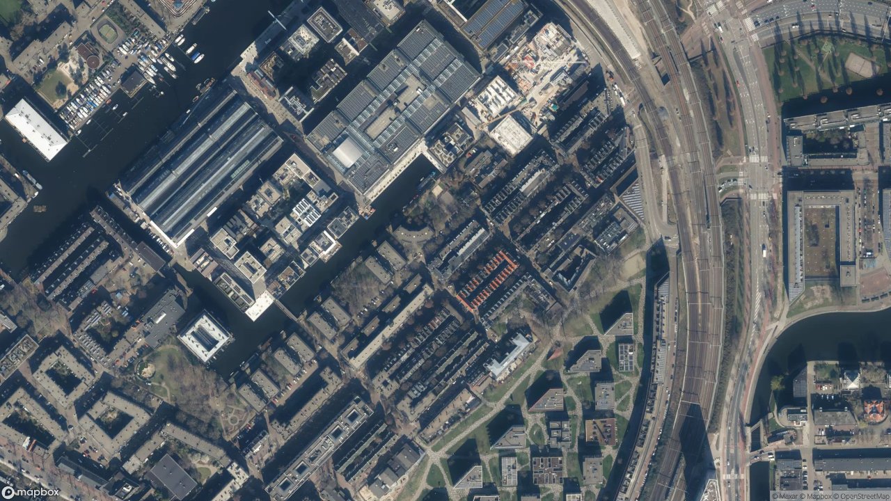 Satellietfoto 1018NK Amsterdam