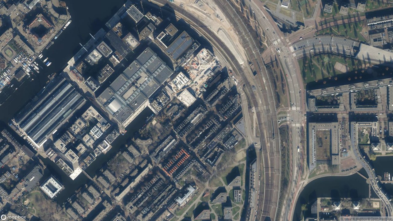 Satellietfoto 1018NM Amsterdam