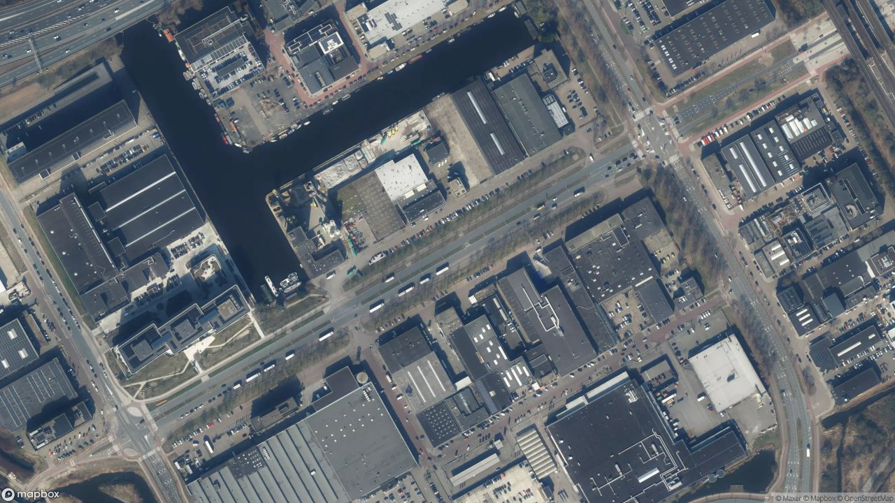 Satellietfoto 1114AM Amsterdam-Duivendrecht
