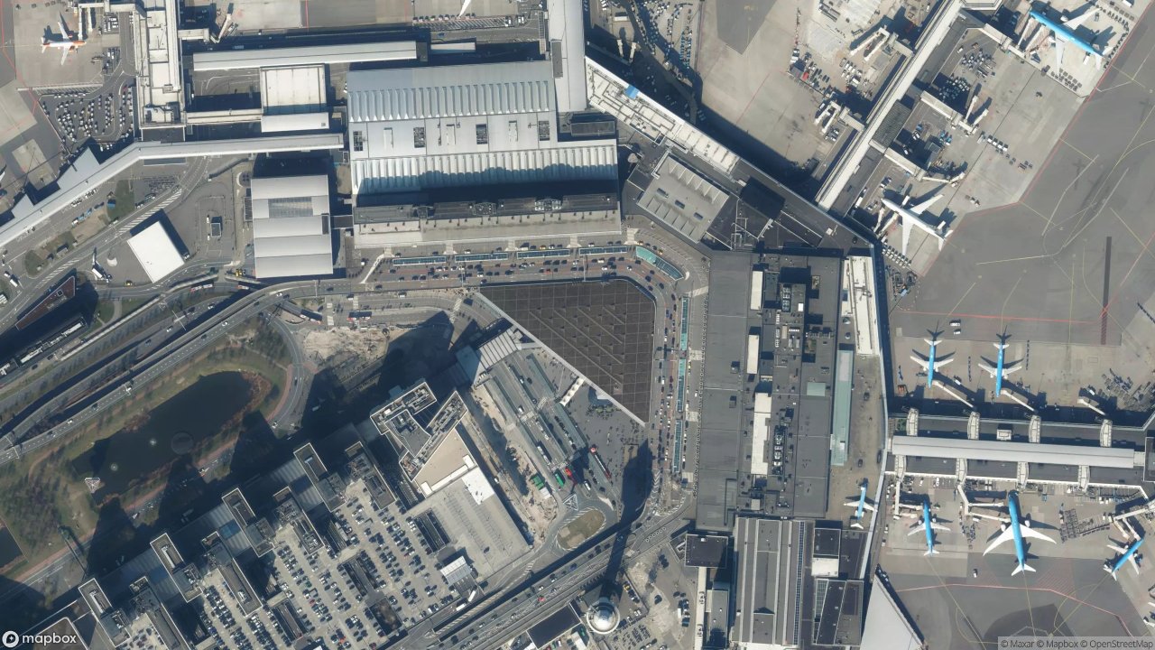 Satellietfoto 1118AX Schiphol