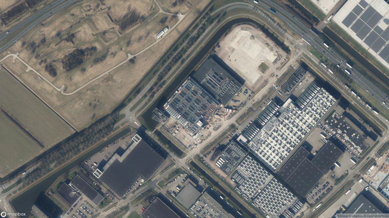 Satellietfoto 1119NB Schiphol-Rijk