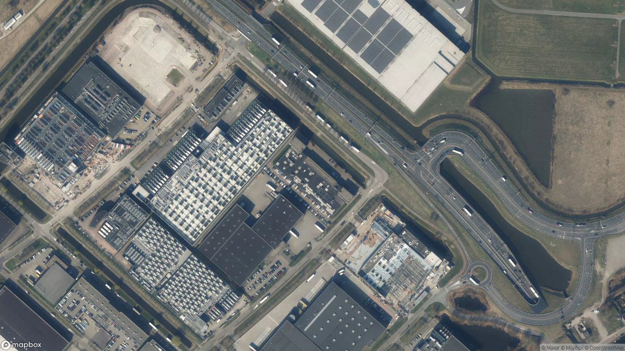 Satellietfoto 1119NJ Schiphol-Rijk