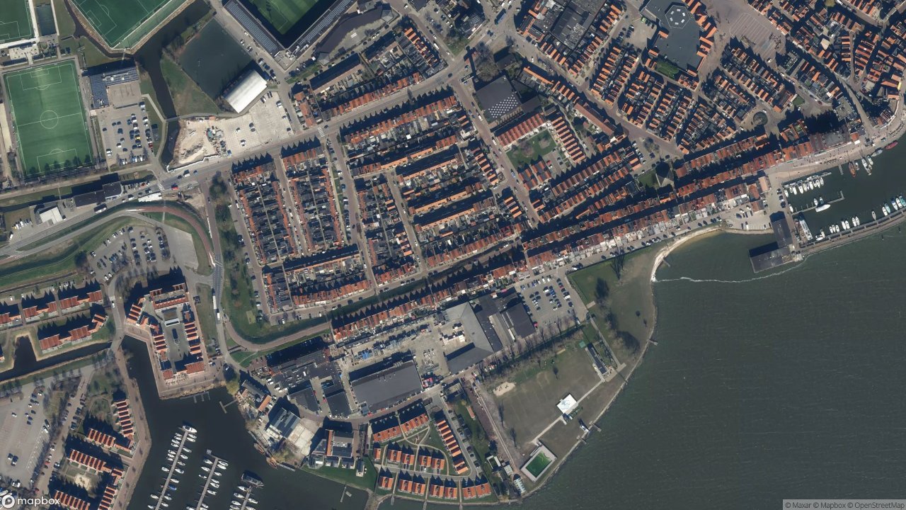 Satellietfoto 1131AN Volendam