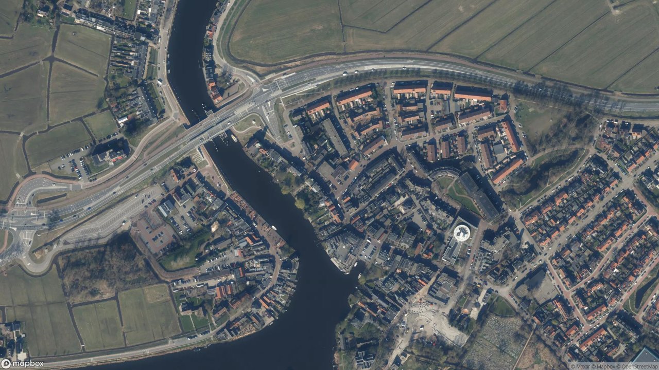 Satellietfoto 1191AG Ouderkerk aan de Amstel