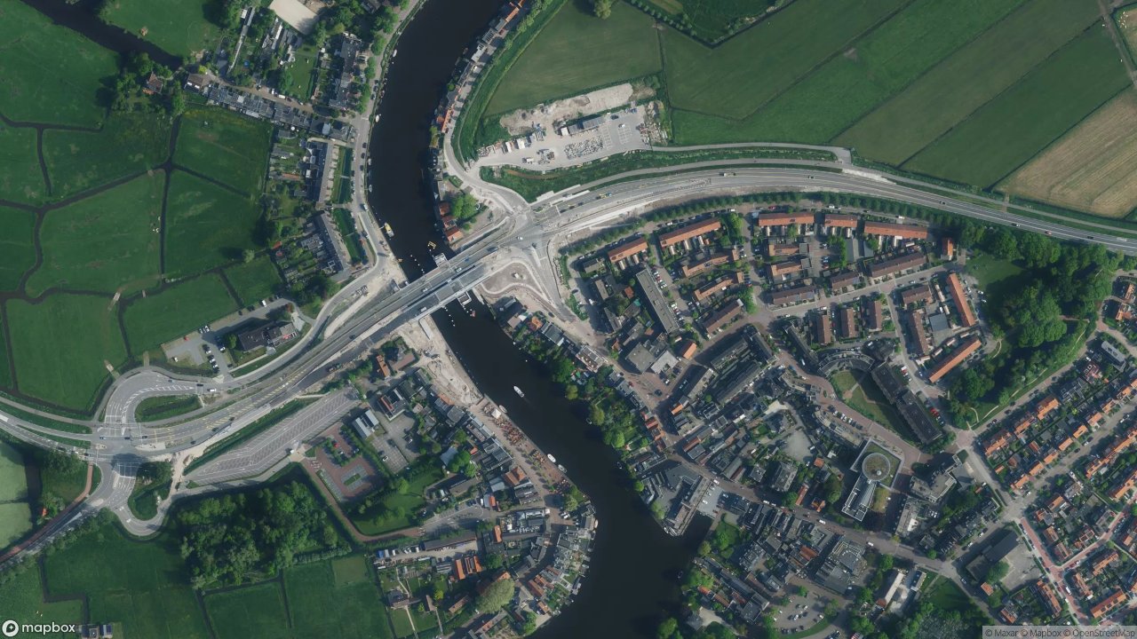 Satellietfoto 1191AH Ouderkerk aan de Amstel