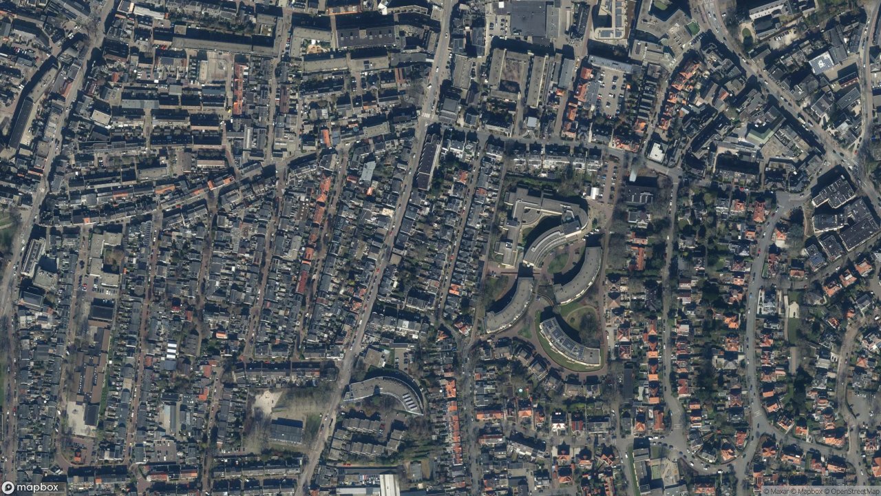 Satellietfoto 1214AD Hilversum