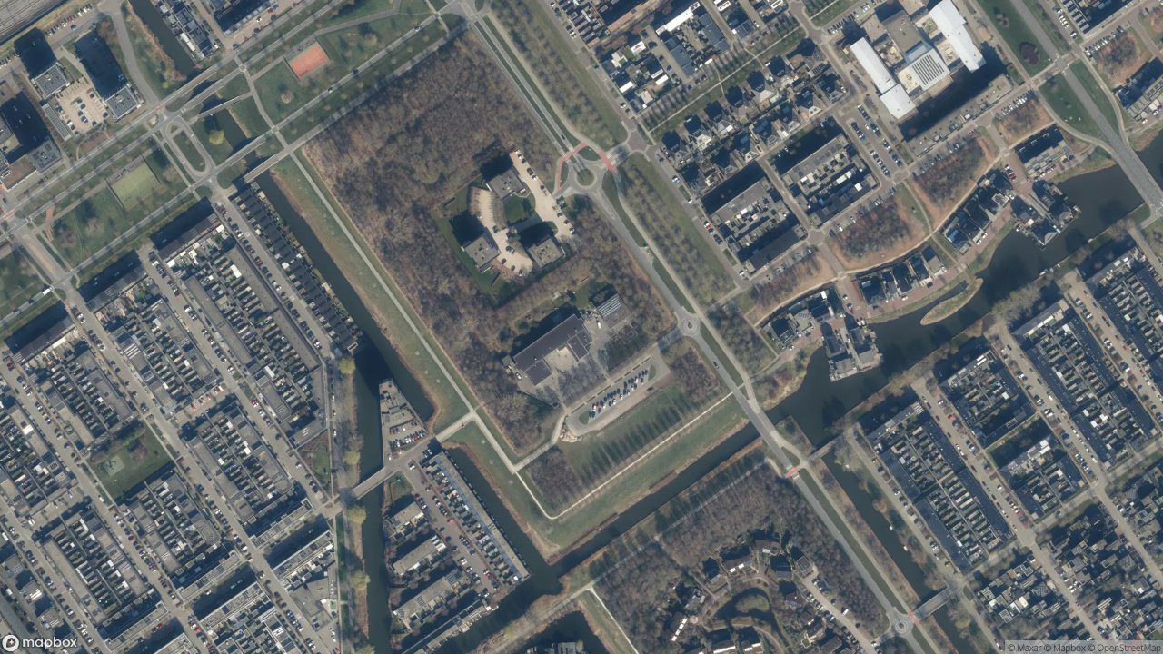 Satellietfoto 1336AE Almere