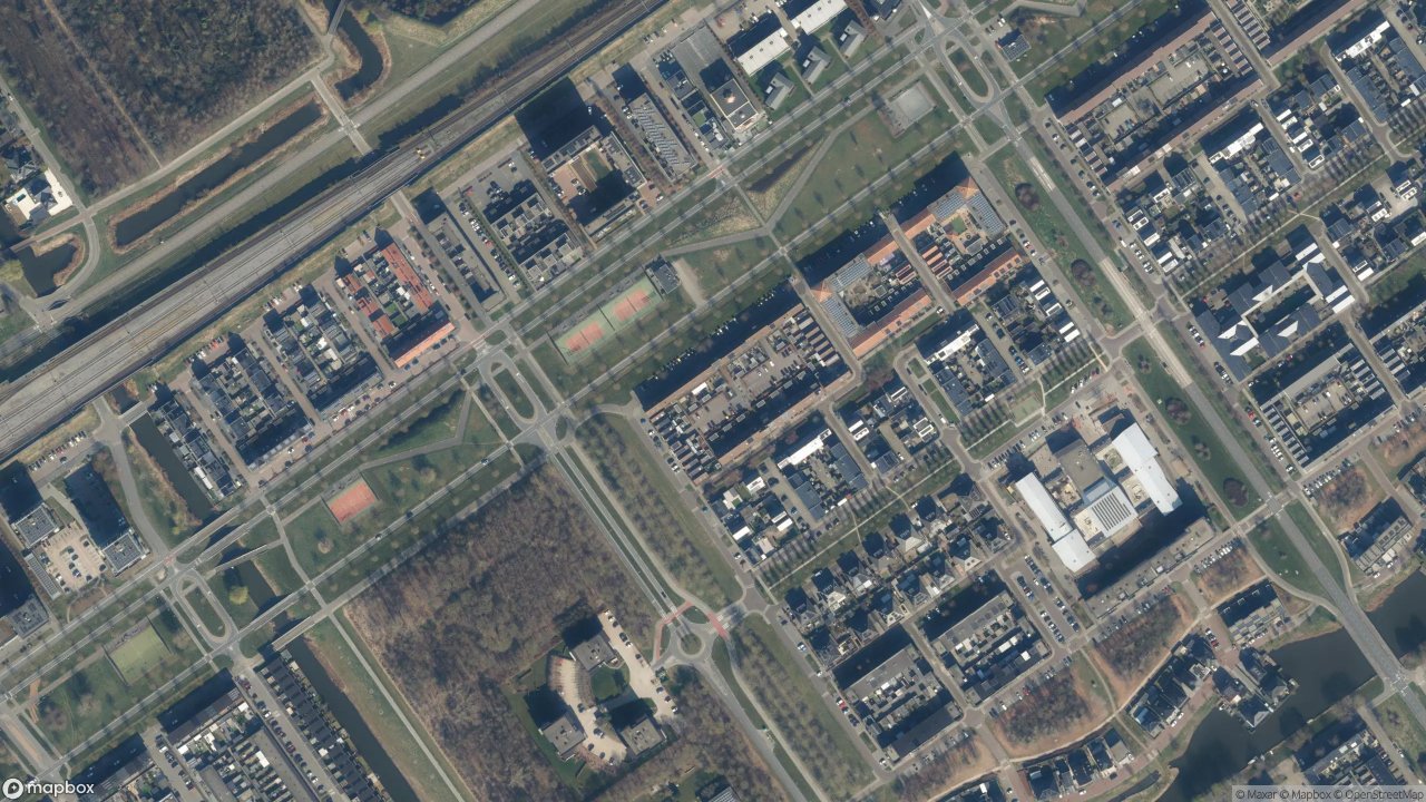Satellietfoto 1336AK Almere