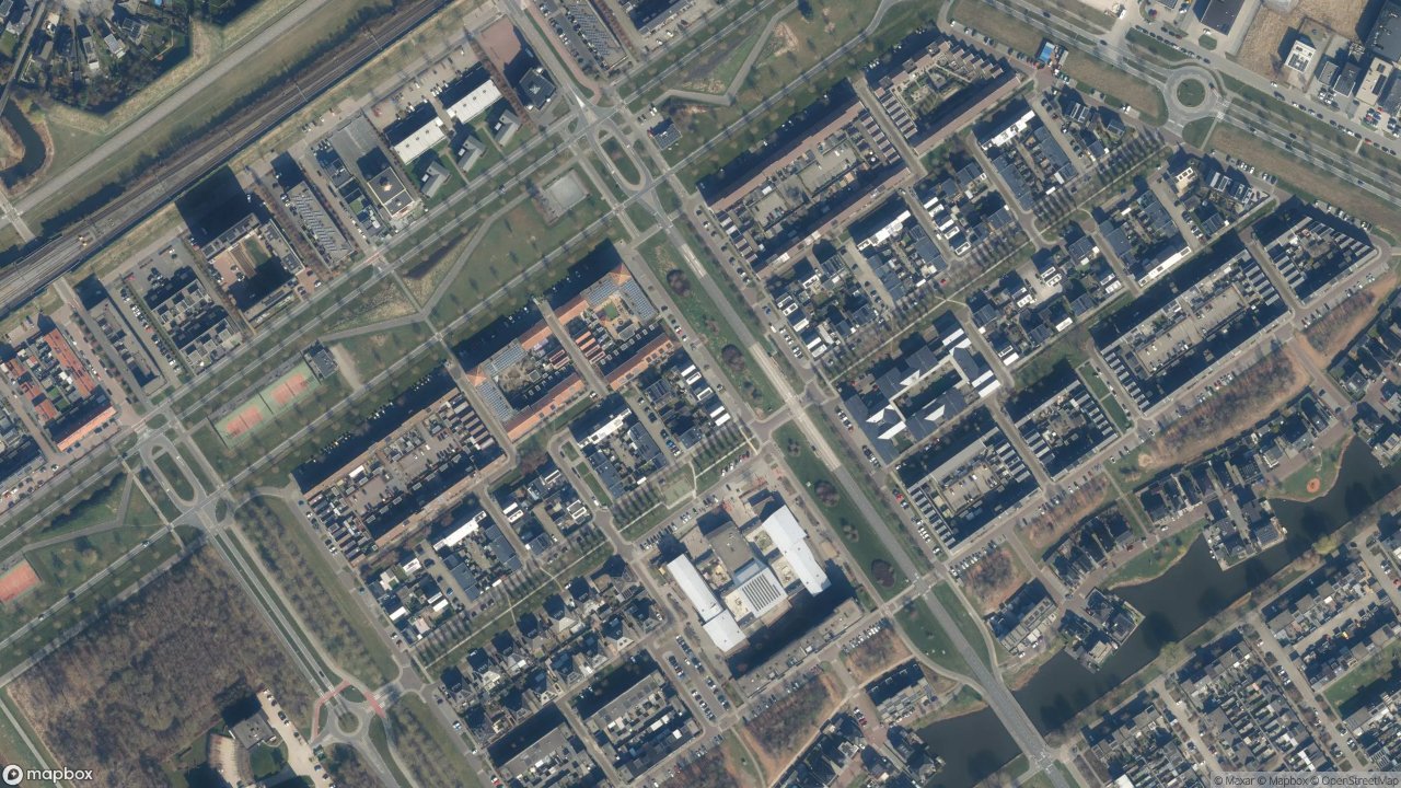 Satellietfoto 1336AT Almere