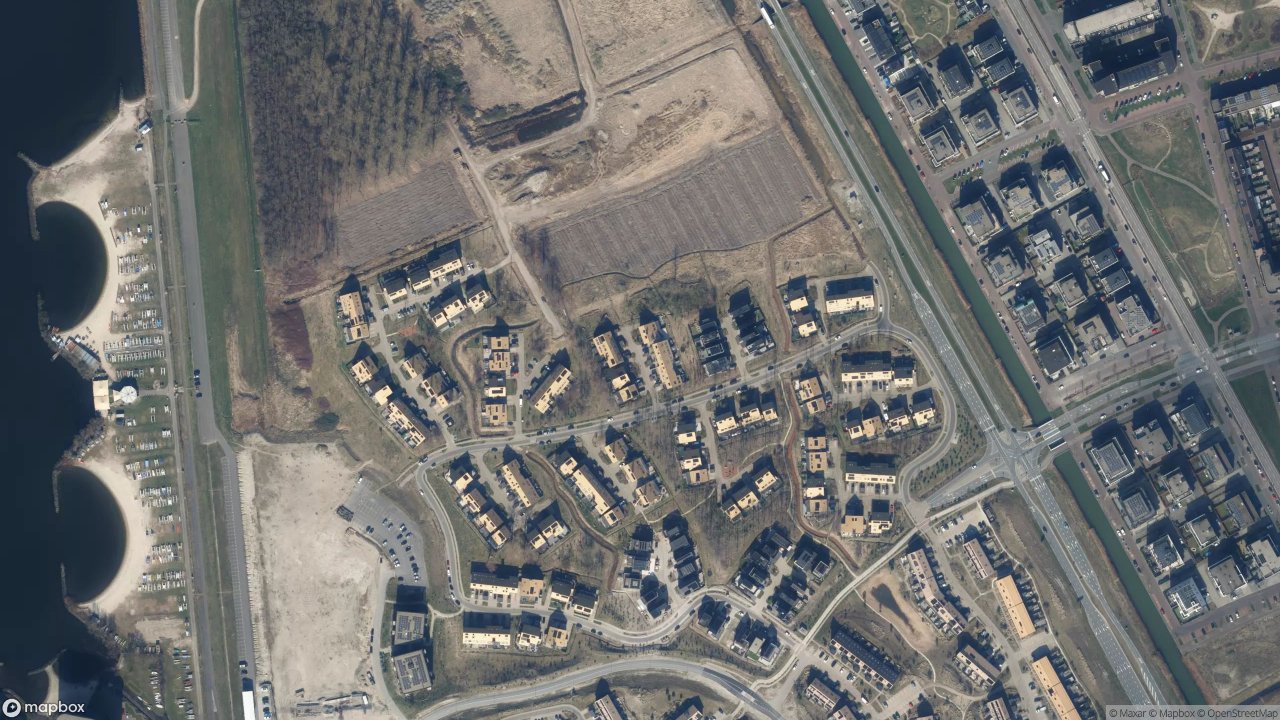 Satellietfoto 1361DE Almere